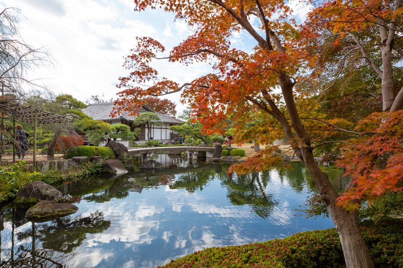 「好古園」の紅葉