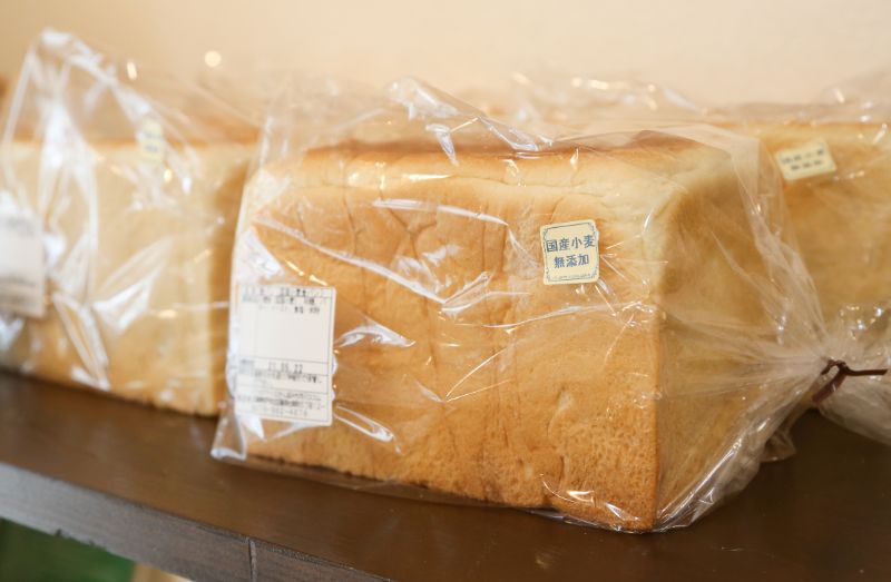 一番人気の国産小麦を使用した無添加食パン
