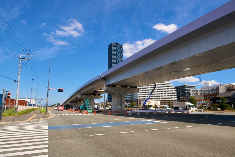 建設中の「福岡高速6号アイランドシティ線」