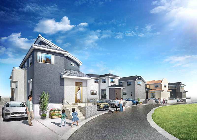 『いろどりアイタウン木津川市城山台3丁目』_1-6号棟 外観