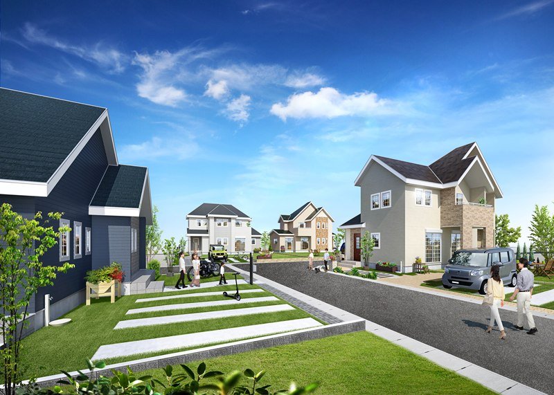 『いろどりアイタウン大町町大町』の完成イメージ